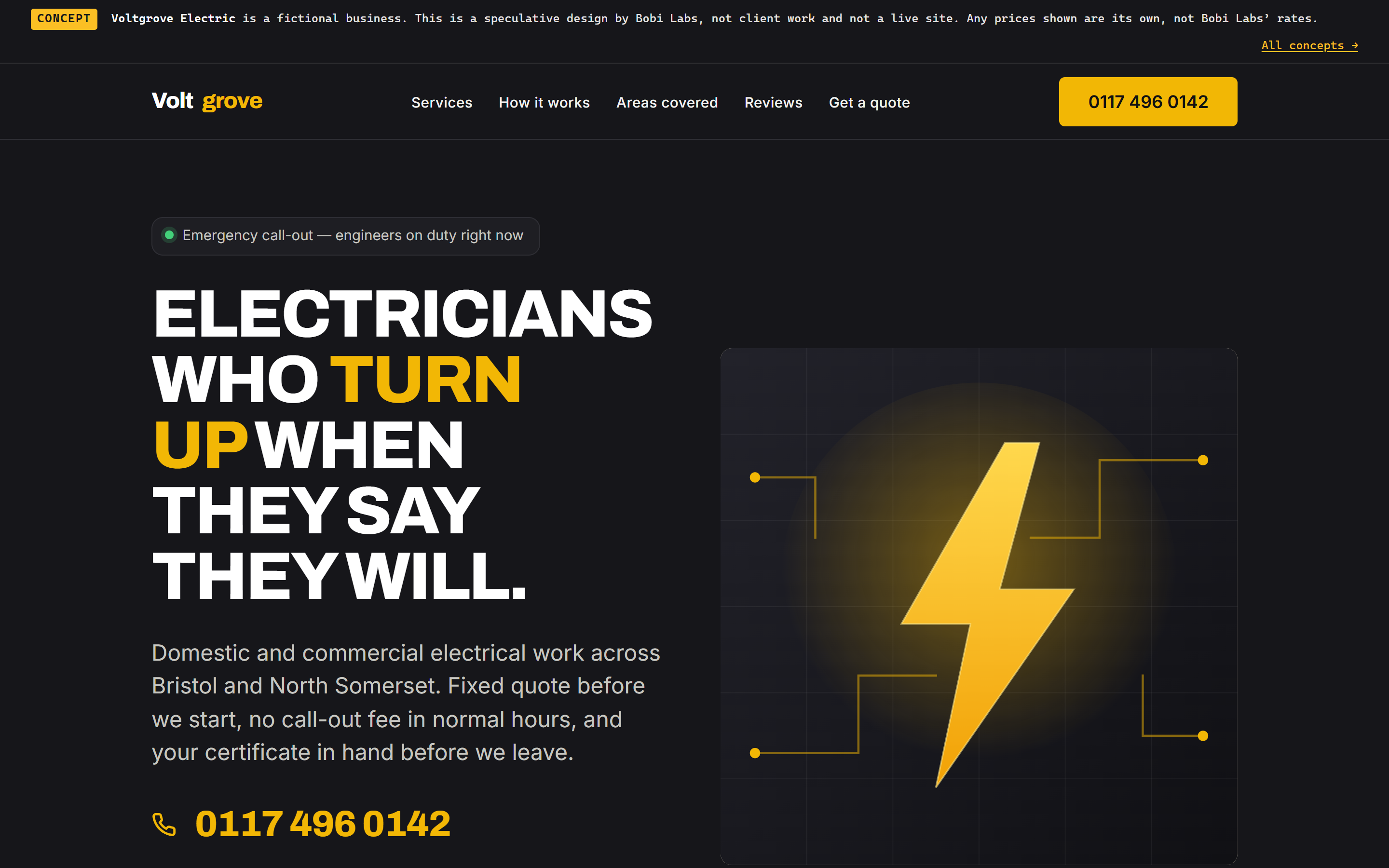 Voltgrove Electric concept, desktop